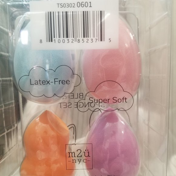 M2U NYC 4pc makeup blending sponges, Brand new - Picture 2 of 3